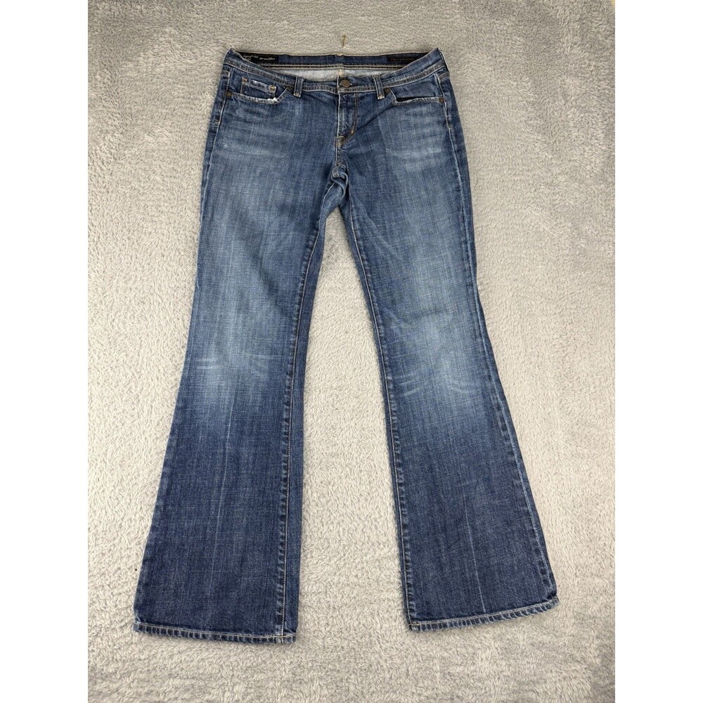 Citizens of Humanity Ingrid 002 Stretch Low Rise Flare Womens 32 Blue Denim Jean